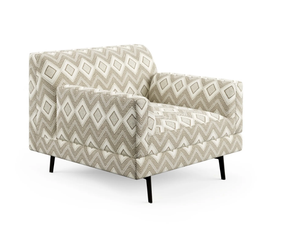 WARMOVER - Upholstered fabric armchair with armrests _ Liu Jo Living Collection